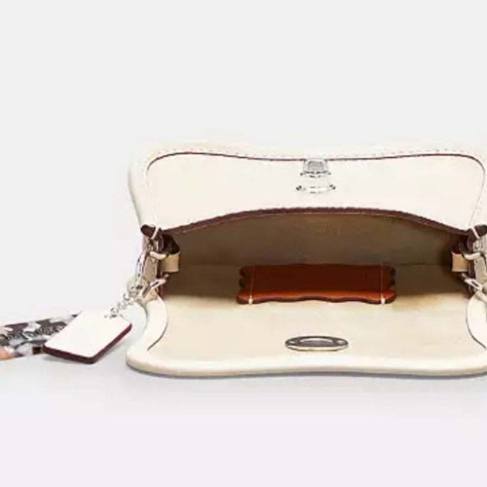 COACH NWT Mini Wavy Dinky Bag In Coachtopia Leather（COACH CQ852） - Picture 4 of 7